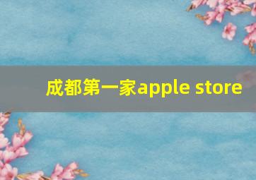 成都第一家apple store